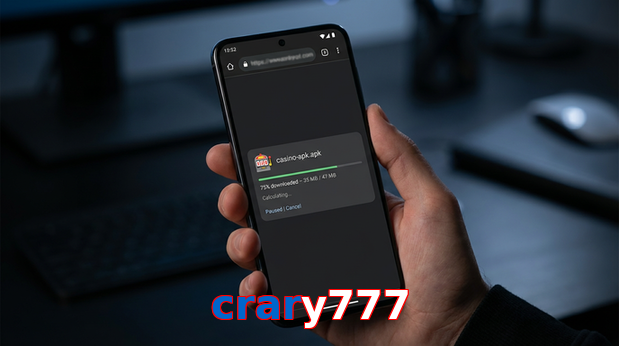 Main screen of Crary777 apk page for PK players