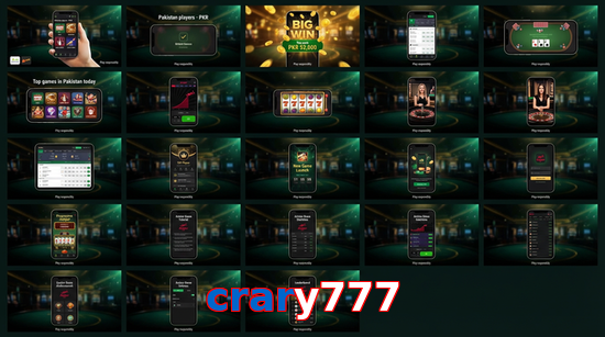 Main screen of Crary777 bet page for PK players